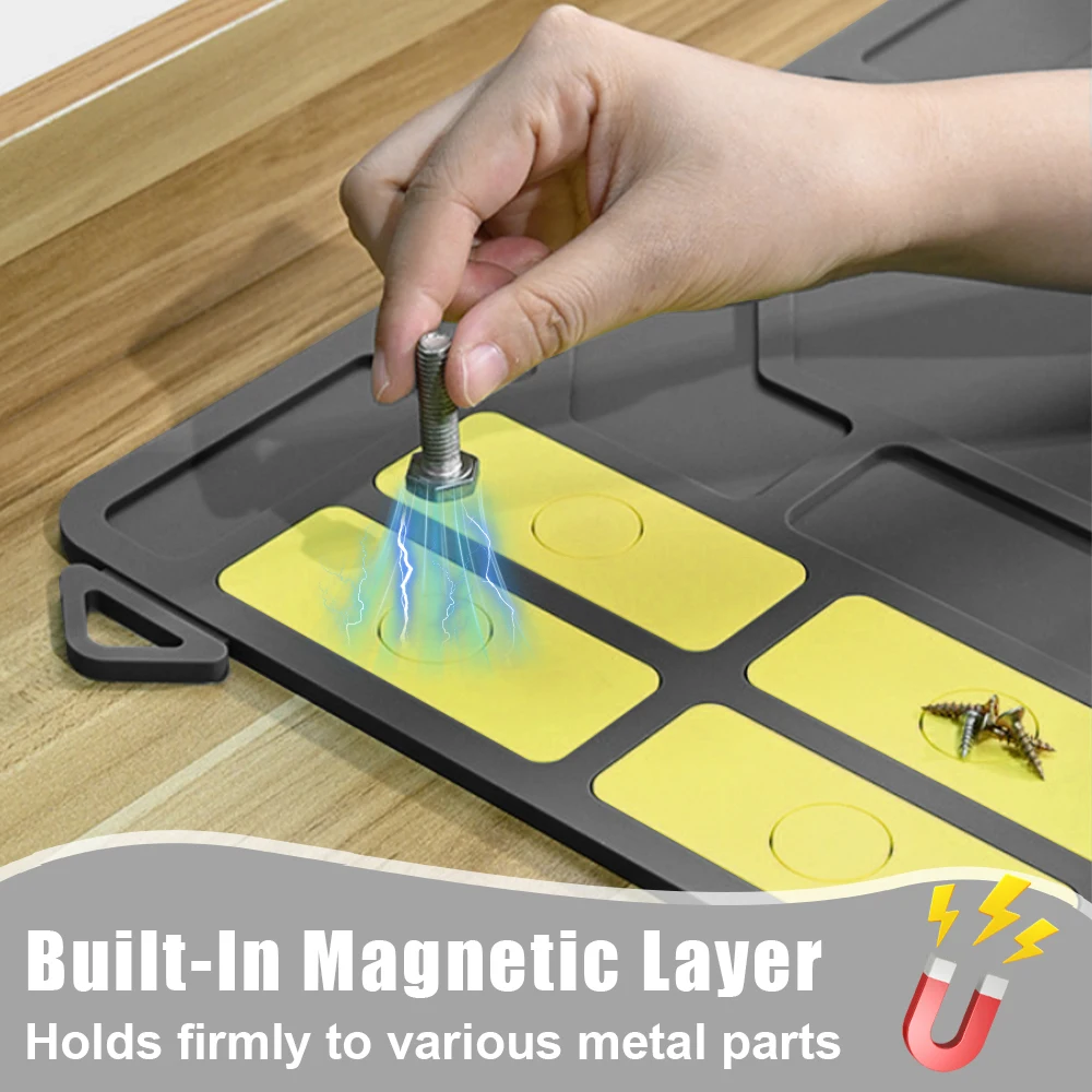 Estera de limpieza de pistola táctica, estera de mantenimiento de limpieza de pistola magnética de PVC, almohadilla de trabajo antideslizante, portátil, impermeable