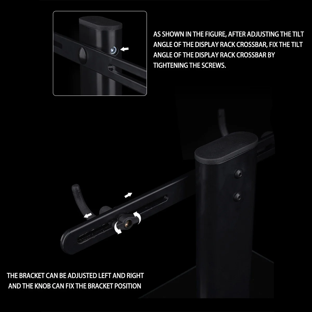 Soporte de exhibición universal Soporte de soporte de exhibición ajustable Montaje rápido para limpieza y mantenimiento de rifles - imagen 4