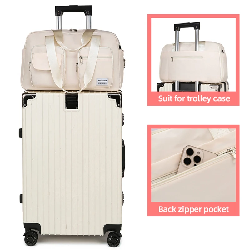 Bolsa de mano deportiva de 5cm, bolsas expandibles para gimnasio, Fitness, Yoga, viaje en seco y húmedo, bolso de mano, equipaje para senderismo al aire libre, bolso de fin de semana - imagen 5