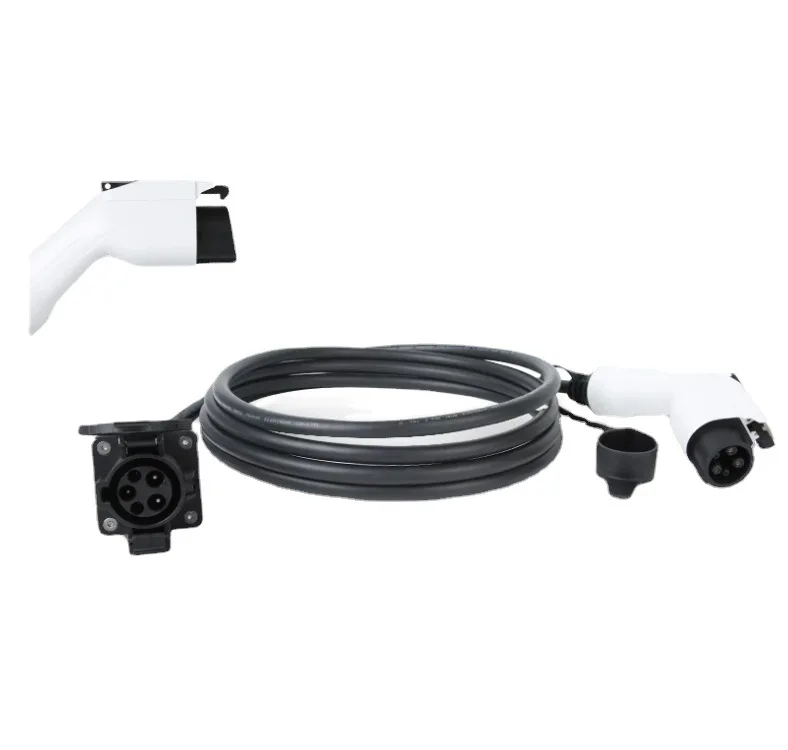 Cable de extensión de cabeza de pistola para enchufe de vehículo eléctrico, cable adaptador de carga de 32A, 5m, nueva energía - imagen 4