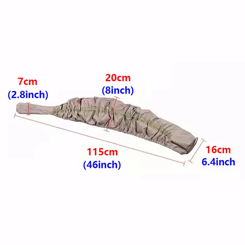 Funda de nailon para pistola de caza, bolsa táctica para pistola, Rifle de francotirador, funda Airsoft, funda protectora para tiro de Paintball, calcetín para pistola, 115cm-130cm - imagen 3