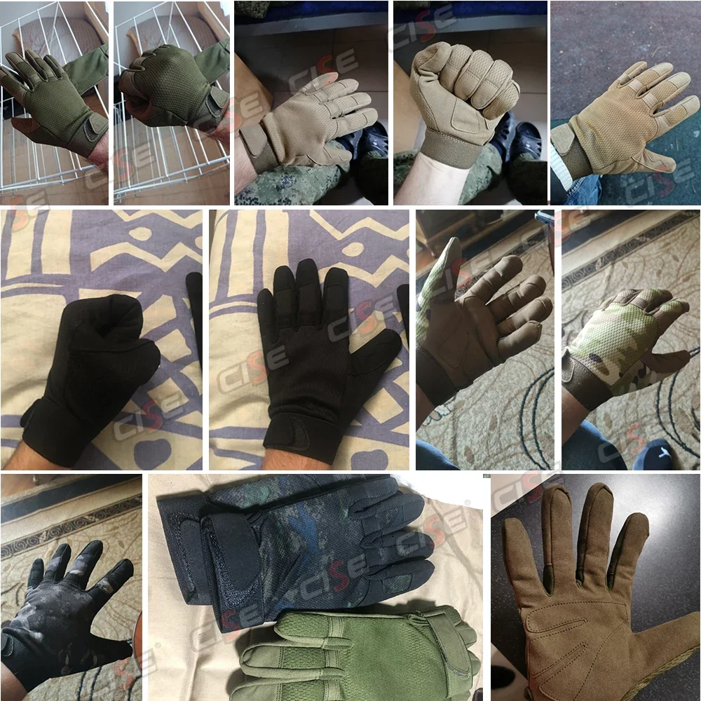Guantes de Motocross para hombre y mujer, equipo de protección, transpirable, de dedo completo - imagen 3