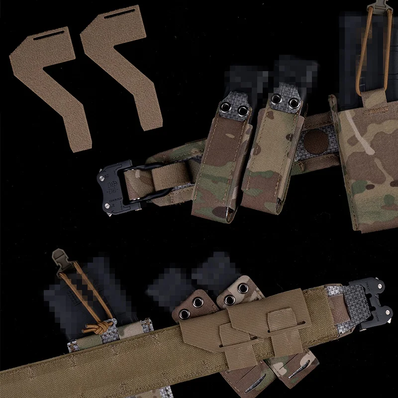 Bolsa táctica Mag, correa de sujeción mágica Diagonal (izquierda), adaptador, versión de gancho y bucle para bolsa Mag de 9MM, accesorios de caza - imagen 4