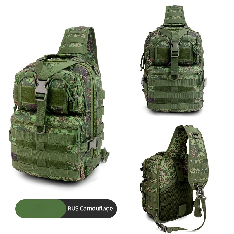 Bolso táctico impermeable bandolera de pecho grande multifuncional - imagen 3