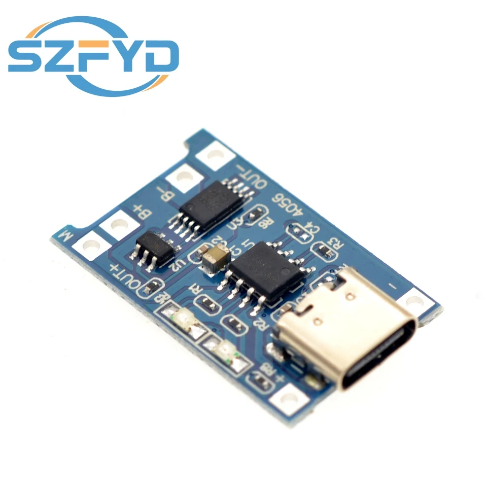 1-20 piezas TP4056 1A módulo de placa de carga de batería de litio 18650 TYPE-C interfaz USB protección de carga dos en uno - imagen 4