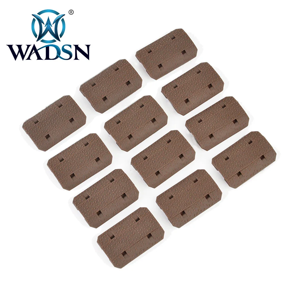 WADSN-cubierta de riel de guardamanos táctico para sistema m-lok, 12 piezas, montaje Airsoft Weaver M LOK tipo Softair M4 AEG, accesorio de caza - imagen 5