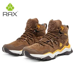 RAX Botas tácticas desierto para hombre: senderismo impermeables