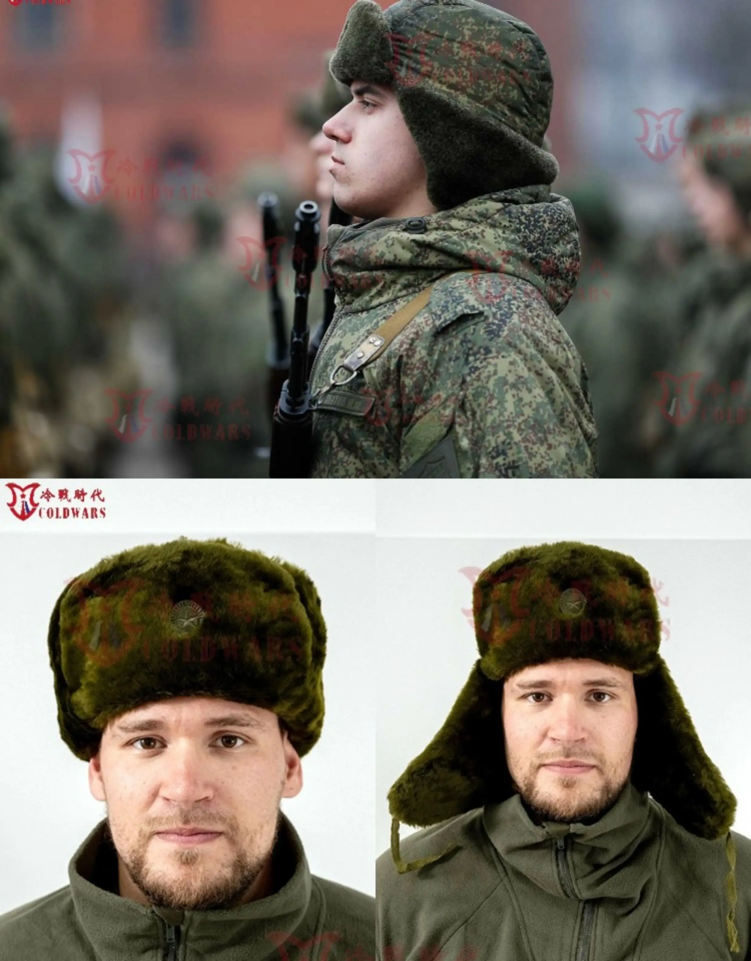 Gorro VKBO con orejeras bajadas para máxima protección