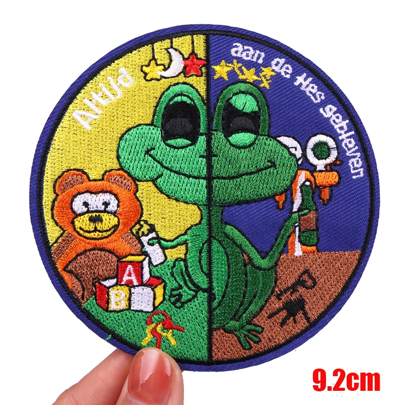 Parche DIY, parche bordado de Carnaval de Países Bajos, emblema Oeteldonk, parches bordados, parches para planchar para ropa, pegatinas para coser - imagen 5