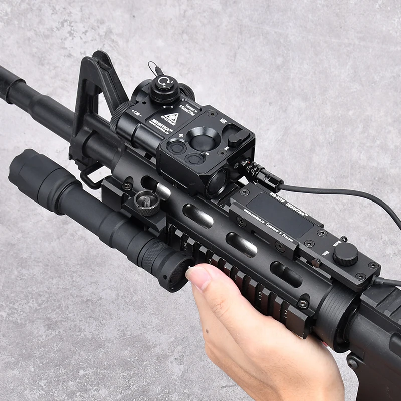 Zenitco-láser táctico de Metal Perst 4, punto rojo y verde, mira IR, Surefir, M300, M300A, M600, M600C, linterna, accesorios de caza - imagen 3