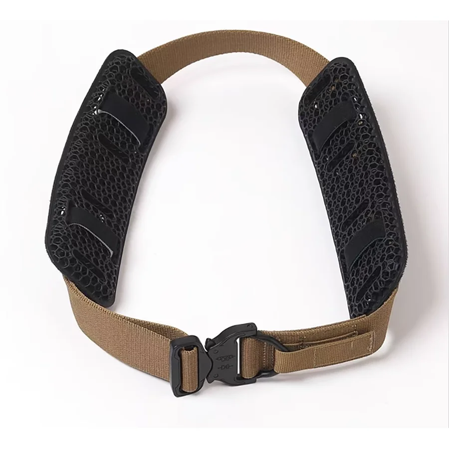 Cubierta de cintura táctica para caza, almohadilla de protección de cintura transpirable con reducción de presión de carga elástica 3D, almohadilla multifuncional rápida - imagen 3