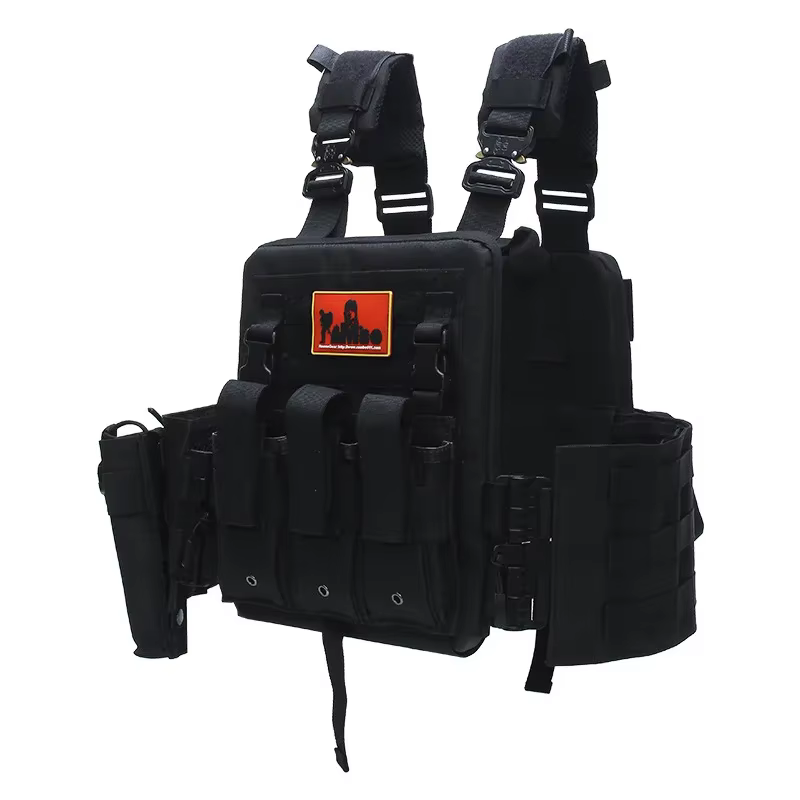 Chaleco táctico Steady Armour MOLLE de tela Oxford para placa cerámica - imagen 2