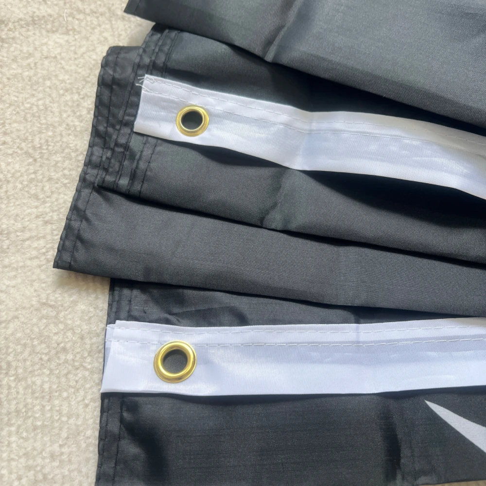 Bandera pirata de Calavera, Bandera de poliéster con estampado de espada, pez pirata, Jack Rackham, 90x150cm - imagen 4