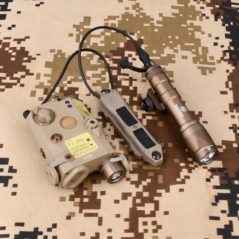 Linterna táctica PEQ 15 SF M300A M600C, equipo de pistola Airsoft, accesorios militares de alta potencia, punto rojo, verde, láser azul - imagen 3