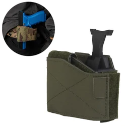 Pistolera táctica MOLLE zurda para entrenamiento airsoft y práctica