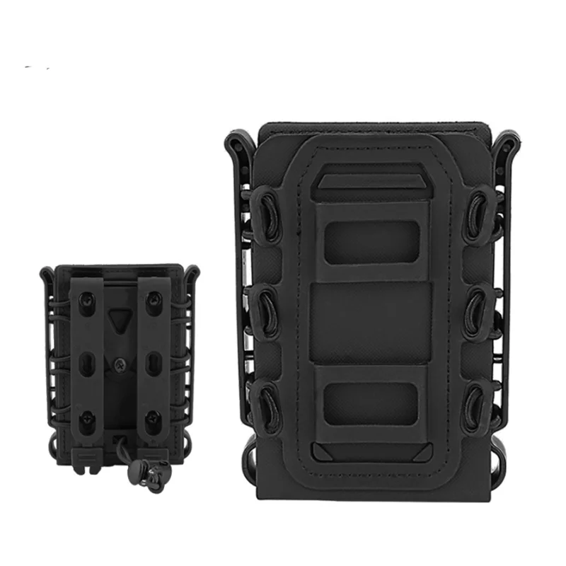 Bolsa de carga rápida para Rifle, bolsa táctica mejorada, cinturón Molle, portador de sujeción rápida, 5,56mm, 7,62mm - imagen 3