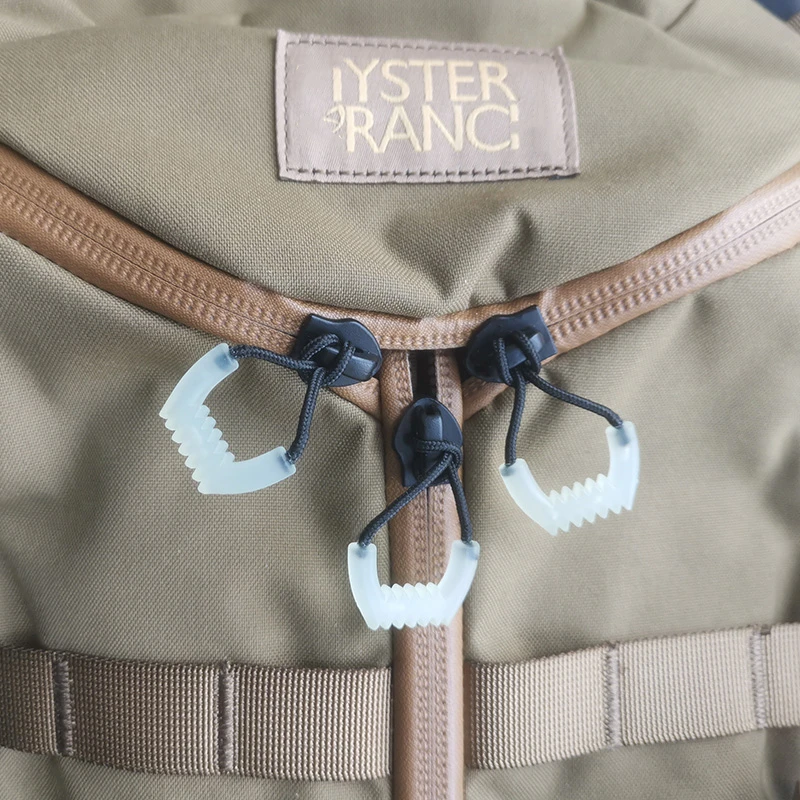 Bolsa de alpinismo para escalada, accesorio táctico de cuerda de cola de tracción con cremallera luminosa fuerte de 4 colores - imagen 2