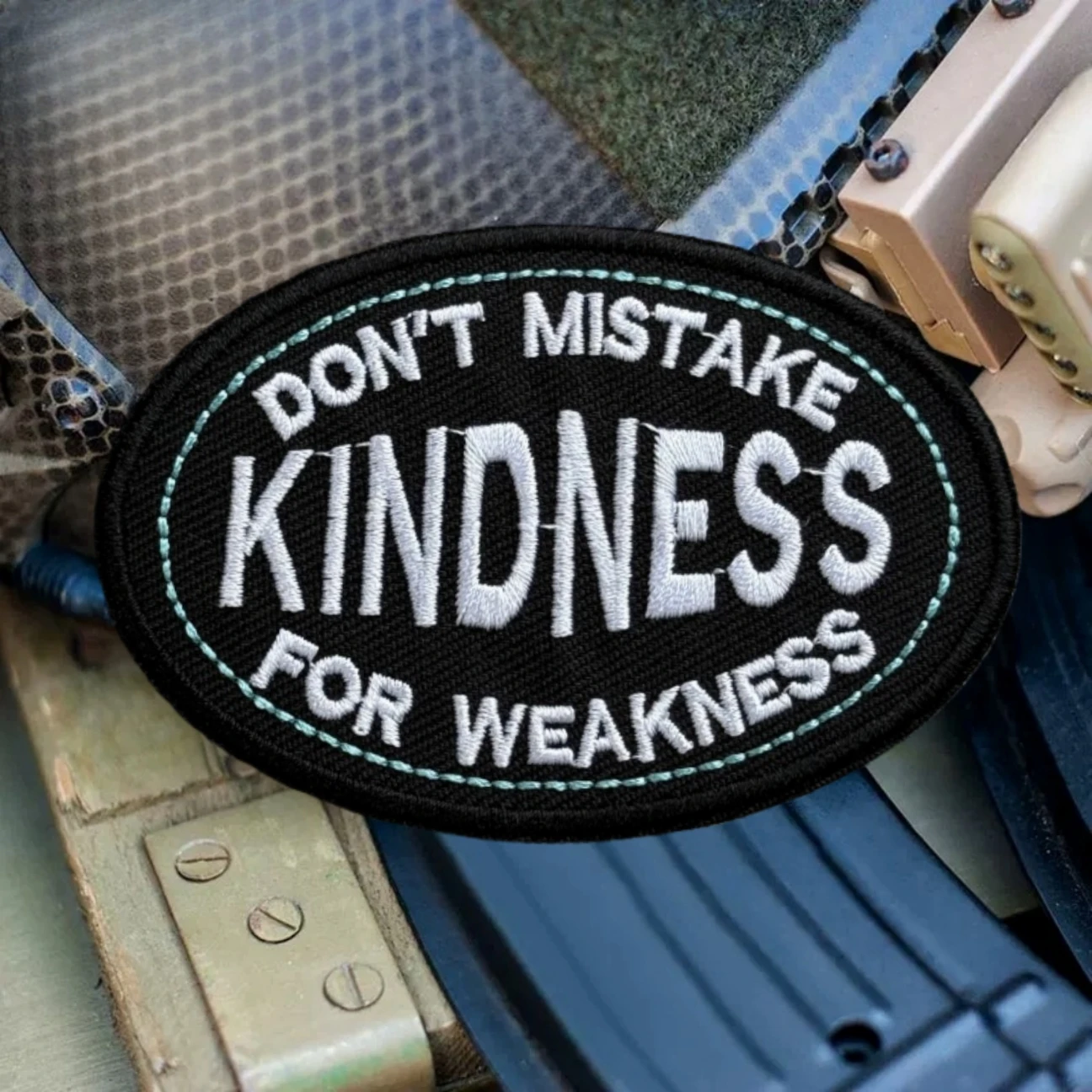 No me importa la gentileza para la libertad, parche táctico moral, parches bordados con gancho y bucle, apliques, mochila, pegatina del ejército militar - imagen 5