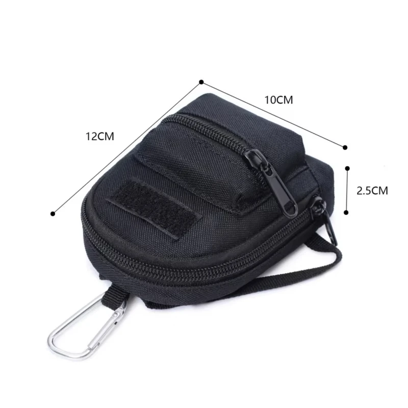 DIZETION-cartera táctica EDC Molle, funda portátil para llaves, monedero para deportes al aire libre, bolsa de caza, paquete con cremallera, bolsa multifuncional - imagen 4