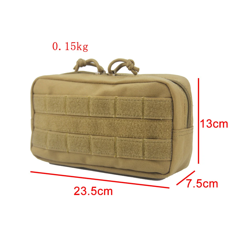 Kit de herramientas para exteriores, bolsa táctica, mochila MOLLE, bolsa para Kit médico, bolsa deportiva multifunción impermeable, bolsa de nailon 1000D - imagen 3