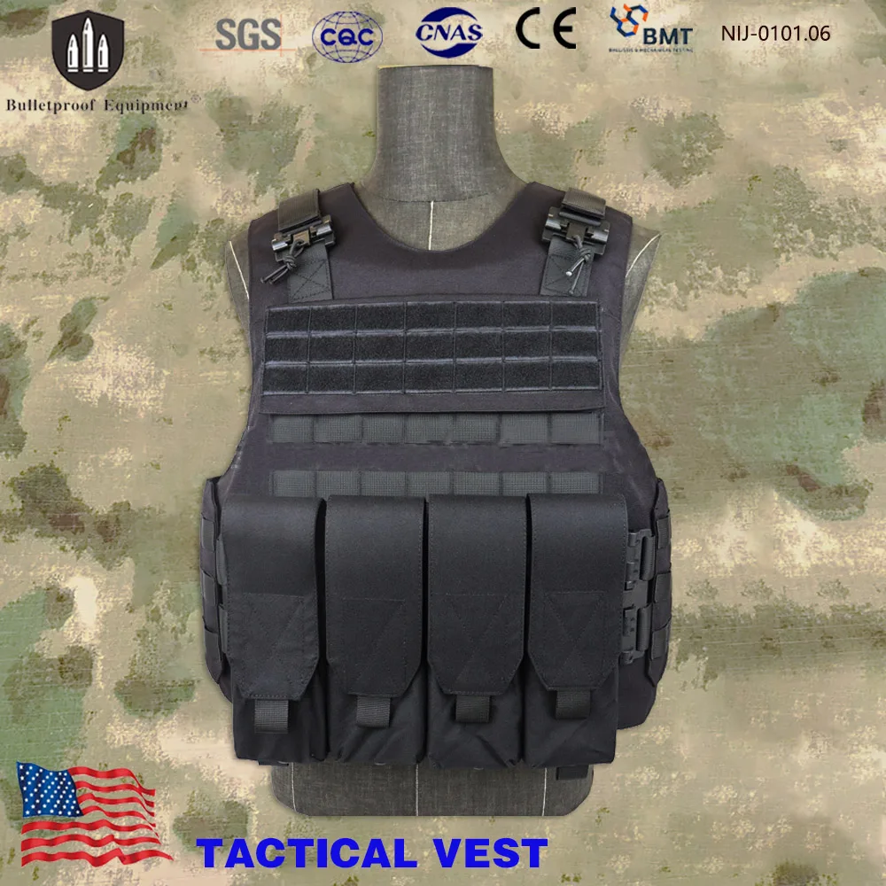 Chaleco táctico de trabajo al aire libre 1000D, chaleco con sistema MOLLE con hebilla de liberación rápida, ligero y duradero, Compatible con accesorios de engranaje - imagen 2