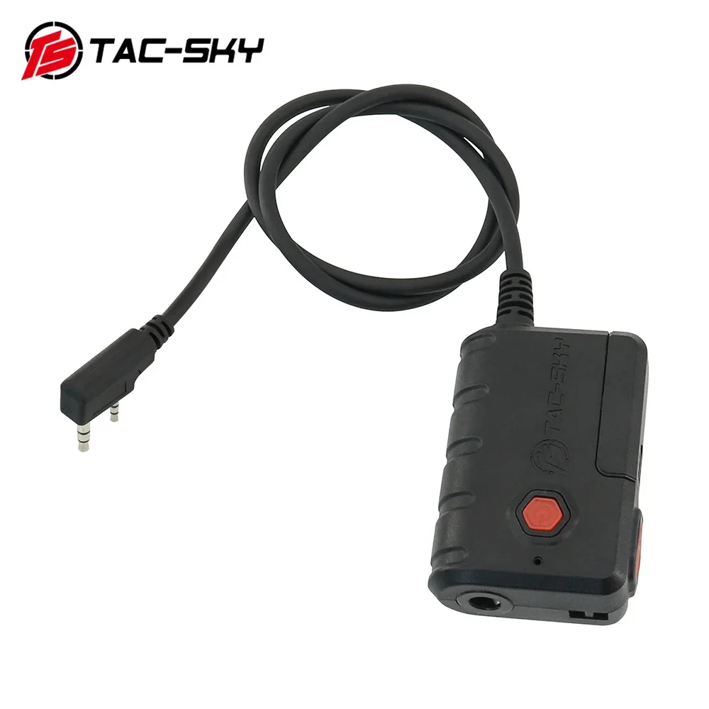 Adaptador PTT táctico TS TAC-SKY con Bluetooth Compatible con auriculares de tiro versión civil táctica Comtac Ii Iii Sordin - imagen 5