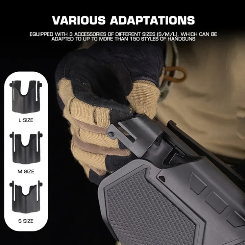Funda táctica Universal para lámpara X300, serie de fundas universales que se adapta a varias pistolas aptas para S&W M&P P320 M92 - imagen 3