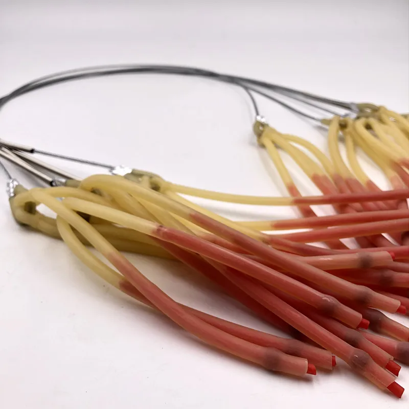 Banda de goma para tirachinas de doble capa con alta elasticidad y resistencia, accesorios de caza para tiro de precisión al aire libre - imagen 5