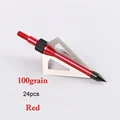 100grain 24pcs red