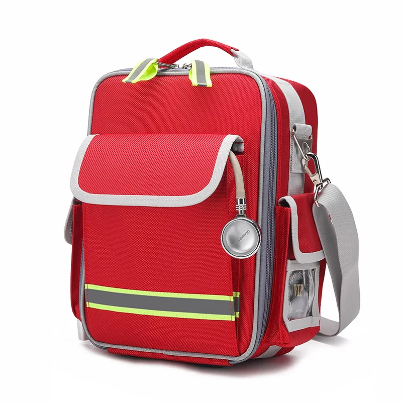 Bolsa médica vacía de rescate ignífuga, impermeable, gran capacidad, Kit de emergencia para alivio de inundaciones, mochila de Escape, botiquín de primeros auxilios para el hogar - imagen 2