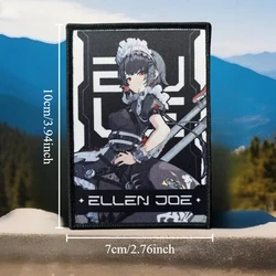 Parche velcro Zenless Zone Zero Ellen Joe – Táctico para mochila