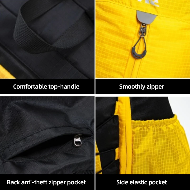 Mochila ultraligera de 25L para acampar y senderismo, bolsa de viaje para escalada al aire libre, bolso de hombro para senderismo, deportes nuevos, mochila para equipaje y Fitness - imagen 5