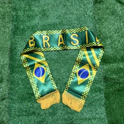 Bufanda satén Brasil doble cara selección nacional