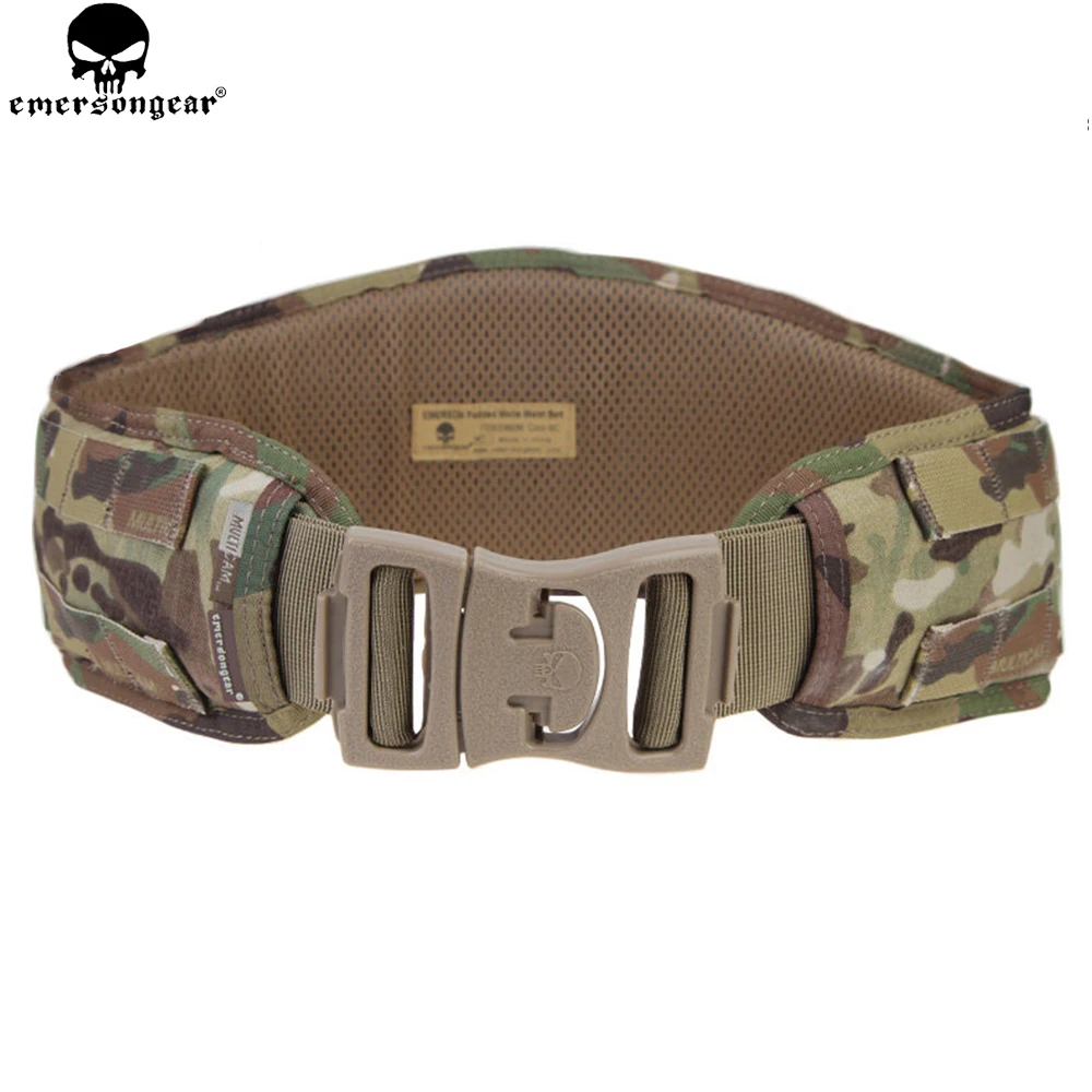 Emersongear cinturón táctico acolchado Molle cintura tiro caza Airsoft combate Cummerbunds Modular Multi-camo 500D Nylon - imagen 5