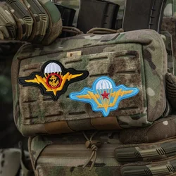 Parche militar bordado aerotransportadas con velcro