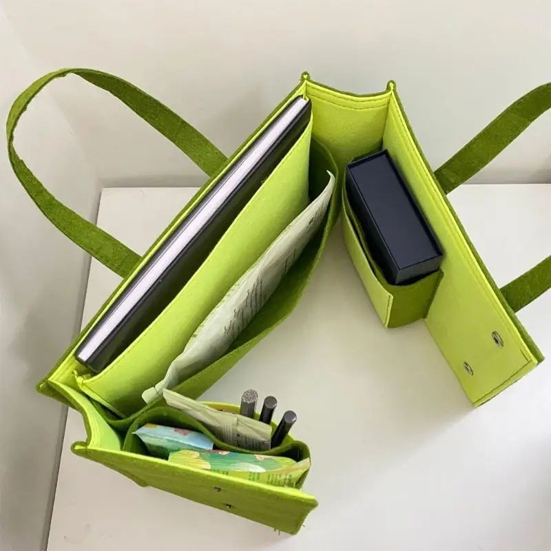 Bolsa archivos plegable gran capacidad para documentos, libros, diseño esencial diario para ahorrar espacio para casas y - imagen 3