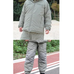 Ropa de clima frío abrigo grueso y pantalones de algodón para exterior