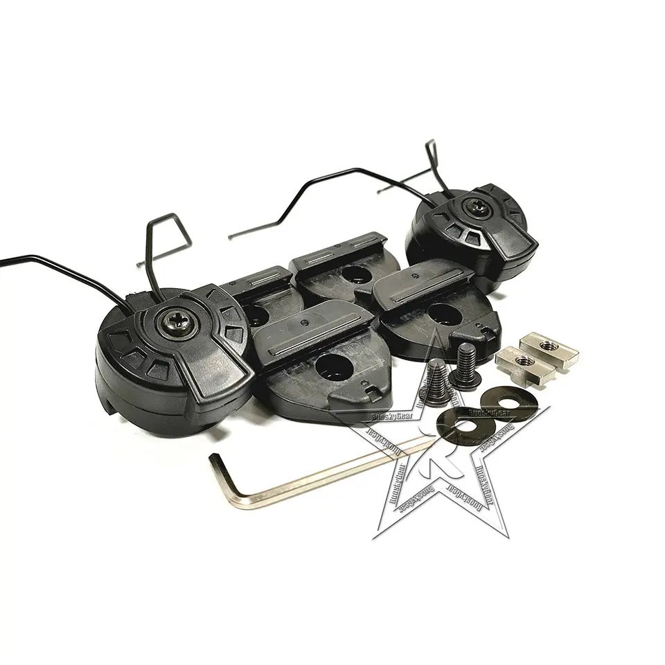 EARMOR OPSMEN MOD4 accesorios para auriculares M13, adaptador de riel para casco MTEK / PULX - imagen 2