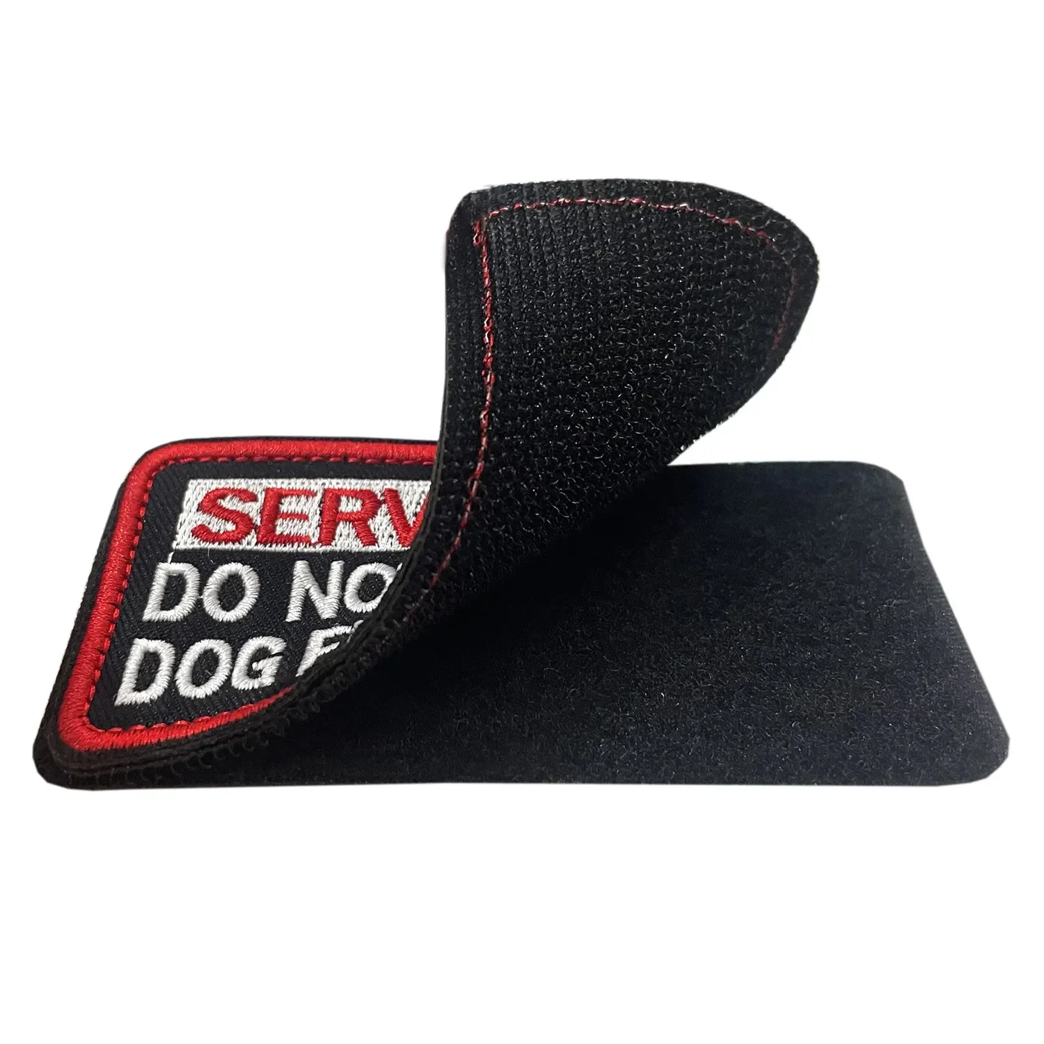Accesorios tácticos de la bandera K9, parche bordado, servicio, insignia de moral de perro, no tocar, chaleco militar para mascotas, brazalete de gancho y bucle - imagen 3