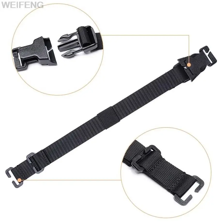 Clips de hebilla de correa táctica, cuerda de sujeción Molle, correas de compresión para equipaje, repuesto rápido, equipo para mochila al aire libre, 2/4 Uds. - imagen 5