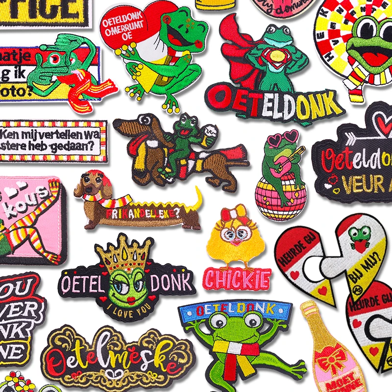 Parche bordado Oeteldonk emblema Países Bajos – para planchar - imagen 2