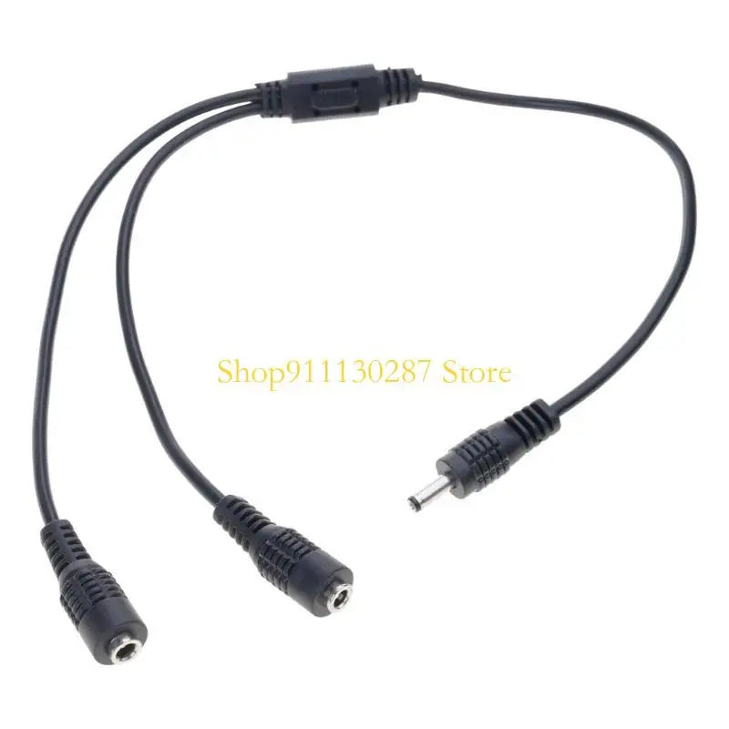 Cable divisor J1HC Y Cable extensión alimentación 3,5 mm 35 mm 1 macho a 2 35 - imagen 2