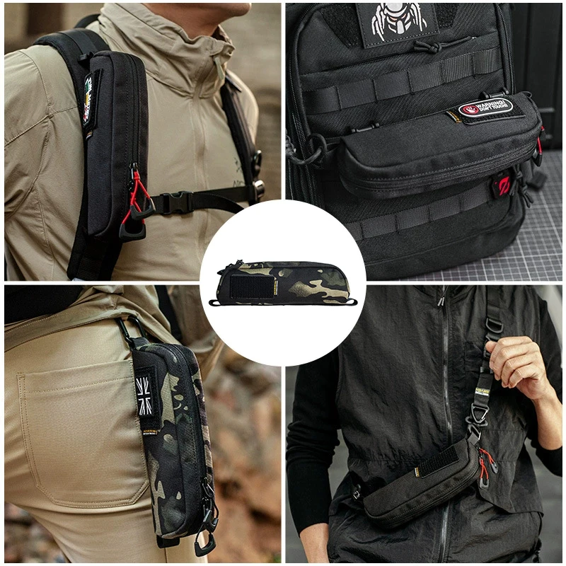 Bolsa táctica MOLLE 1000D para herramientas EDC, gafas, lápices y caza - imagen 5