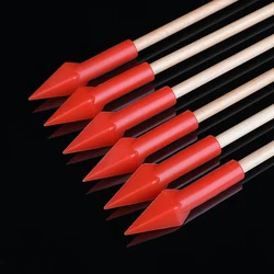 Punta de goma con punta de flecha de 20/50 Uds., se adapta a flechas de bambú de madera OD8mm, objetivo de seguridad, práctica de entrenamiento, puntas de flecha de tiro, arco al aire libre