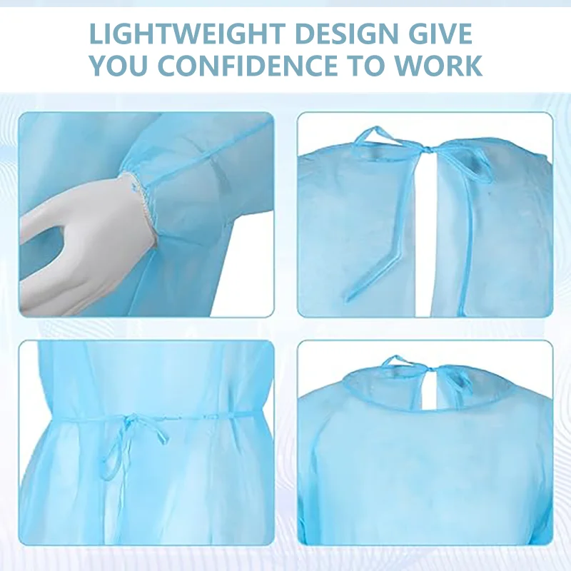 Trajes protectores PPE desechables: ultrafinos y aireados, ideales para alimentos, producciones y salud médica - imagen 3