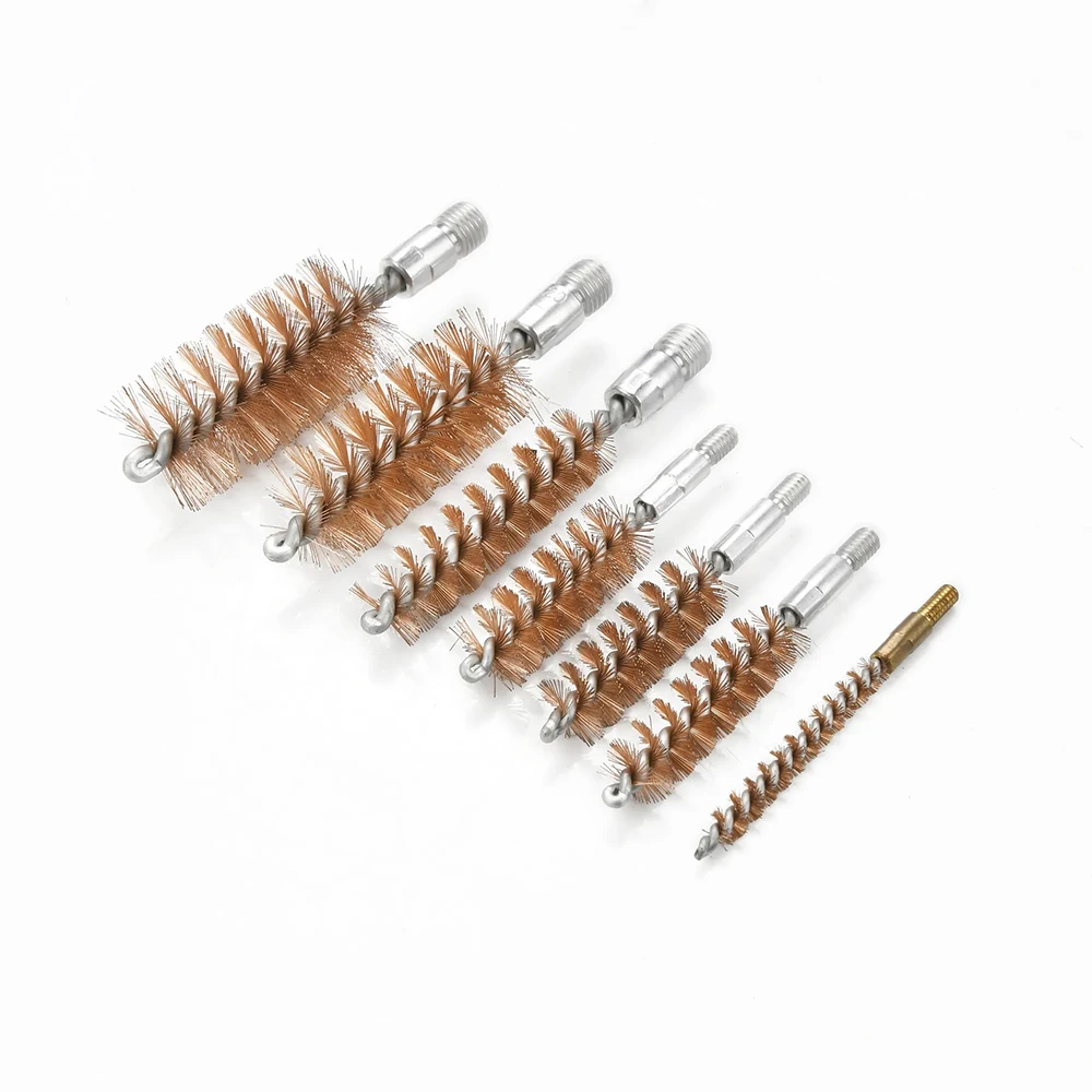 Kit de limpieza de Rifle Universal táctico, 74 Uds., cepillo limpiador de barril para pistola de caza, escopeta. 22 9mm 12, calibre 20, 30, 40, 45, 17 - imagen 5