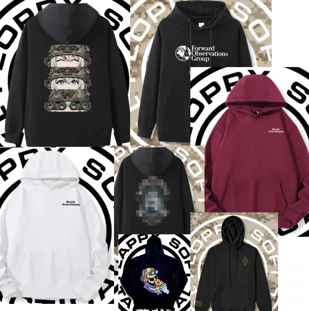Sudadera táctica Eyes On con capucha y manga larga para exteriores - imagen 3