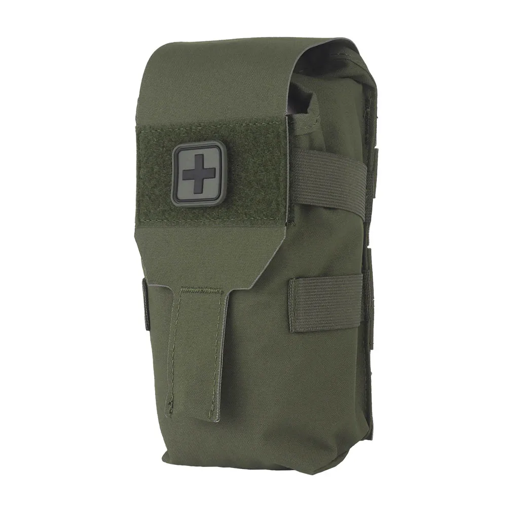 Bolsa táctica para traumatismos MOLLE Vertical de liberación rápida para exteriores, caza, Camping, supervivencia, herramientas médicas de emergencia, bolsa IFAK de almacenamiento