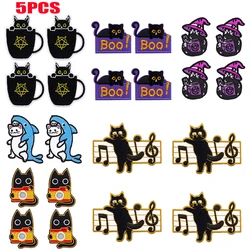 Parche bordado gato dibujos animados para planchar o coser
