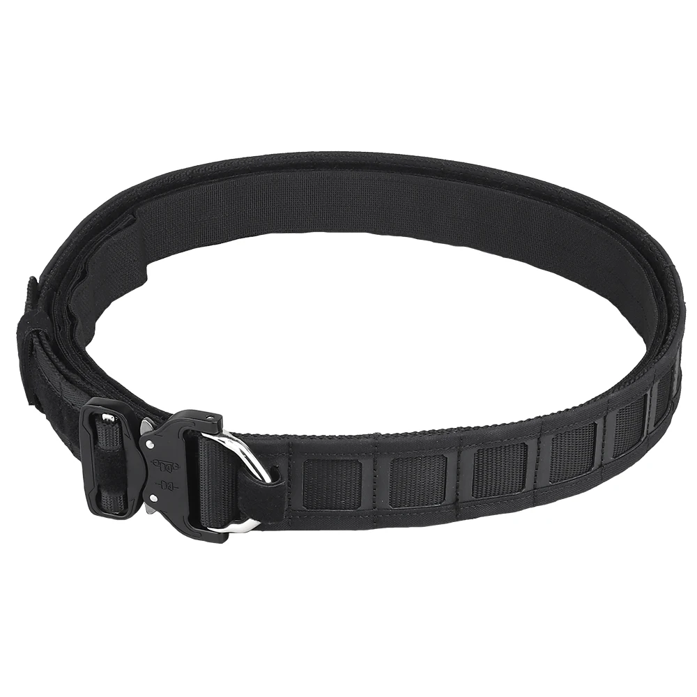 Cinturón de trabajo táctico de combate, cinturones Molle de combate, aplicación de la ley de caza, cinturilla interior y exterior, cinturón de tiro CS de alta resistencia - imagen 3